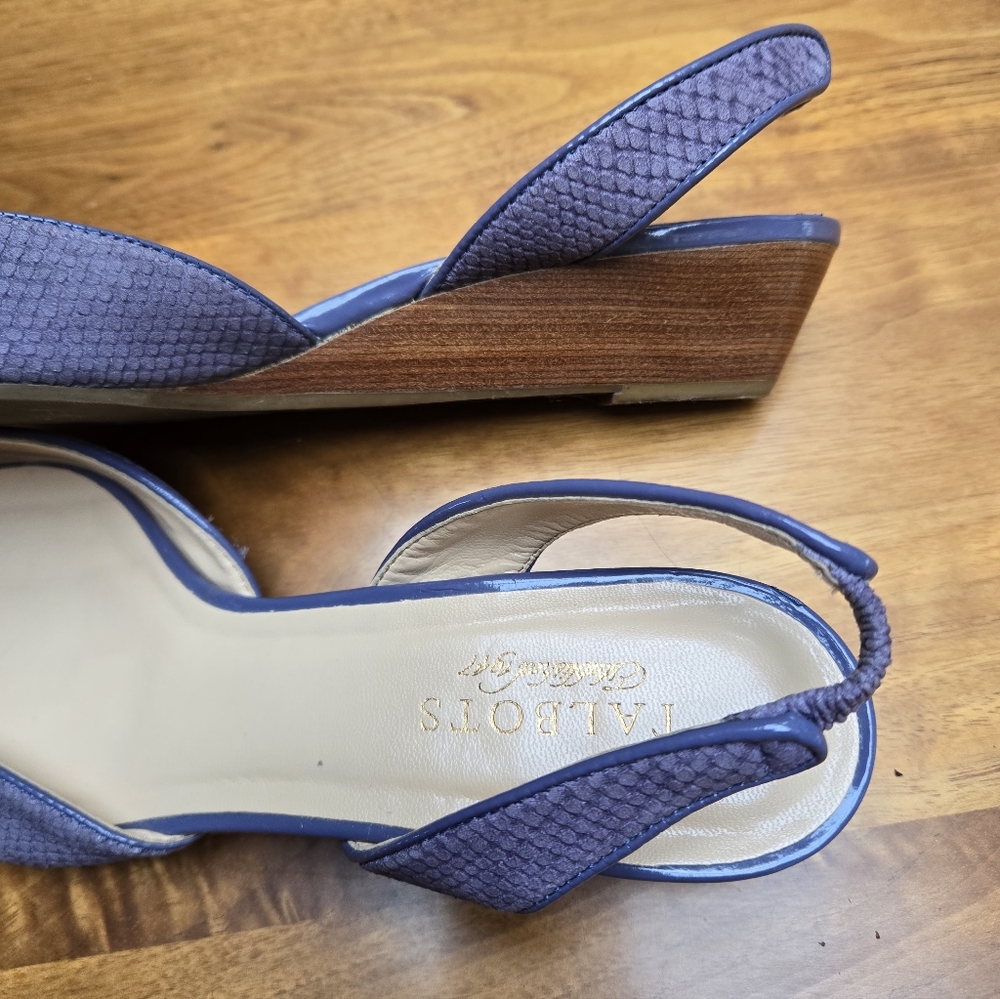Talbot's leather sandles. Lilac. 9B - Picture 7 of 13